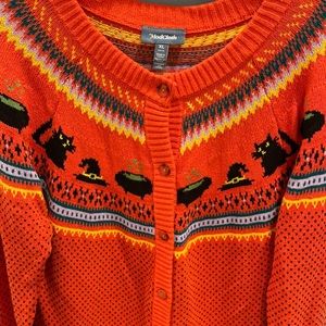 Mod cloth Halloween Cardigan